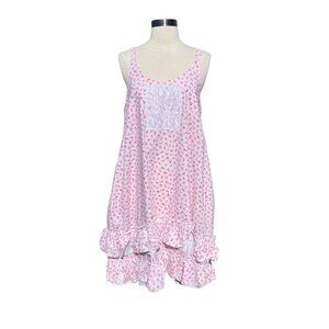 Classy Sassy Couture Floral Ruffle Hem Dress Prairiecore Cottagecore Boho Pocket